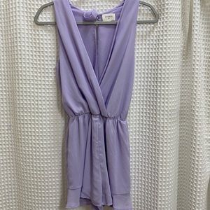 Everly Lavender Romper